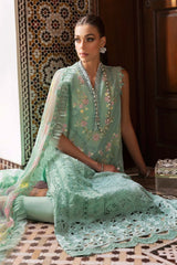 3 Piece Unstitched Embroidered Dobby Lawn Suit By Maria B D-2514-A