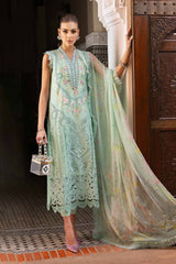 3 Piece Unstitched Embroidered Dobby Lawn Suit By Maria B D-2514-A
