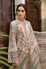 3 Piece Unstitched Embroidered Dobby Lawn Suit By Maria B D-2514-B