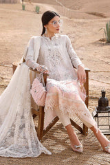 3 PC Unstitched Embroidered Dobby Lawn Suit By Maria B | D-2515-A