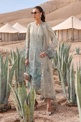 3 Piece Unstitched Embroidered Dobby Lawn Suit By Maria B D-2515-B
