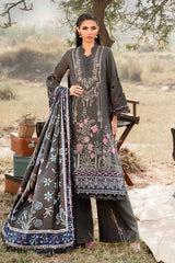 MPT-2401-A - Unstitched Printed Linen Suit Winter M.Prints - Maria B