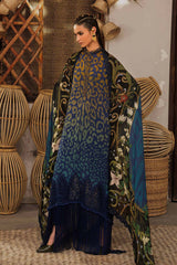 3 Piece Unstitched Embroidered Linen Suit By MARIA B