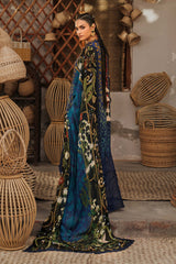 3 Piece Unstitched Embroidered Linen Suit By MARIA B
