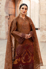 3 PC Unstitched Embroidered Paper Cotton Suit By Maria B | D-2501-B