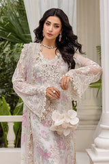 3 Piece Unstitched Embroidered Chiffon By Maria B | MPC-25-101