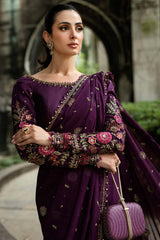 3-PC Unstitched Embroidered Hand Embelished Soiree By Maria B | WF-09-01