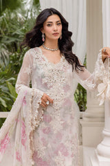 3 Piece Unstitched Embroidered Chiffon By Maria B | MPC-25-101
