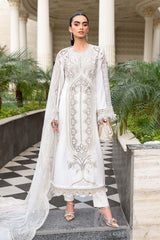 3-PC Unstitched Embroidered Jacquard Lawn By Maria B | EL-26-01