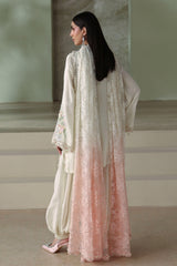 3 Piece Unstitched Embroidered Tusser Silk Suit By MARIA B