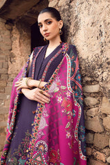 MPT-2402-A - Unstitched Printed Linen Suit Winter M.Prints - Maria B