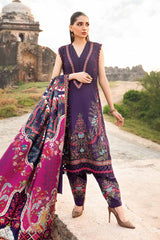 MPT-2402-A - Unstitched Printed Linen Suit Winter M.Prints - Maria B