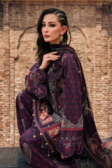 3 Piece Unstitched Embroidered Cambric Suit By MARIA B