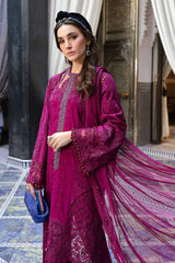 3 Piece Unstitched Embroidered Dobby Lawn Suit By Maria B D-2502-B