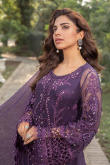 MPC-24-102 | 3Pc Unstitched Embroidered Suit Chiffon By Maria B