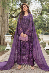 MPC-24-102 | 3Pc Unstitched Embroidered Suit Chiffon By Maria B