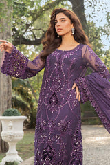 MPC-24-102 | 3Pc Unstitched Embroidered Suit Chiffon By Maria B