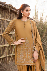 MPT-2403-A - Unstitched Printed Linen Suit Winter M.Prints - Maria B