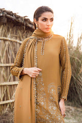 MPT-2403-A - Unstitched Printed Linen Suit Winter M.Prints - Maria B