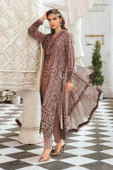 3 Piece Unstitched Embroidered Linen Suit By Maria B | MPT-2703-B