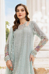 MPC-24-103 | 3Pc Unstitched Embroidered Suit Chiffon By Maria B