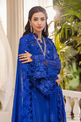 3 Piece Unstitched Embroidered Chiffon By Maria B | MPC-25-103
