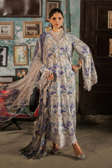 3 Piece Unstitched Embroidered Cambric Suit By MARIA B