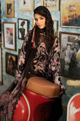 3 Piece Unstitched Embroidered Cambric Suit By MARIA B