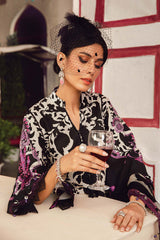 3 Piece Unstitched Embroidered Linen Suit By Maria B | MPT-2704-B