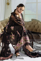 3 Piece Unstitched Embroidered Chiffon By Maria B | MPC-25-104