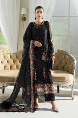 3 Piece Unstitched Embroidered Chiffon By Maria B | MPC-25-104