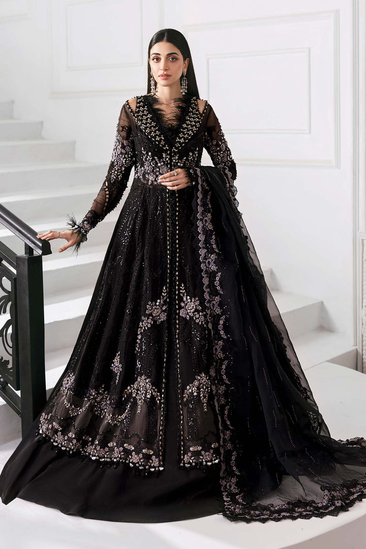 3-PC Unstitched Embroidered Organza By Maria B | BD-3004