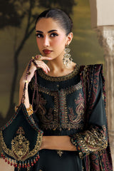 3 Piece Unstitched Embroidered Tusser Silk Suit By MARIA B