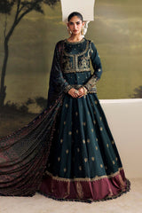 3 Piece Unstitched Embroidered Tusser Silk Suit By MARIA B