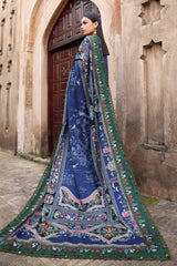 MPT-2405-A - Unstitched Printed Linen Suit Winter M.Prints - Maria B