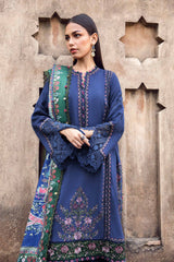 MPT-2405-A - Unstitched Printed Linen Suit Winter M.Prints - Maria B