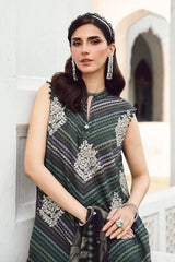 3 Piece Unstitched Embroidered Linen Suit By Maria B | MPT-2705-A