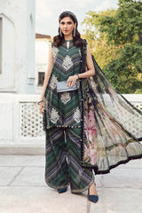 3 Piece Unstitched Embroidered Linen Suit By Maria B | MPT-2705-A