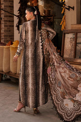 3 Piece Unstitched Embroidered Linen Suit By MARIA B