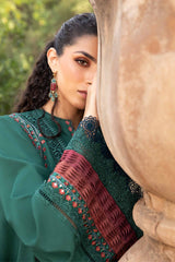 MPT-2405-B - Unstitched Printed Linen Suit Winter M.Prints - Maria B