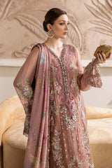 3 Piece Unstitched Embroidered Chiffon By Maria B | MPC-25-105