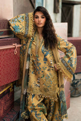 3 Piece Unstitched Embroidered Cambric Suit By MARIA B