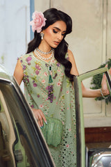 3 Piece Unstitched Embroidered Linen Suit By Maria B | MPT-2706-A