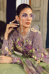 3 Piece Unstitched Embroidered Linen Suit By Maria B | MPT-2706-B