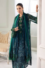 3 Piece Unstitched Embroidered Chiffon By Maria B | MPC-25-106
