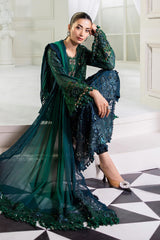 3 Piece Unstitched Embroidered Chiffon By Maria B | MPC-25-106