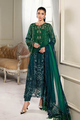 3 Piece Unstitched Embroidered Chiffon By Maria B | MPC-25-106