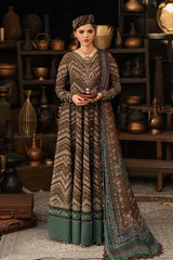 3 Piece Unstitched Embroidered Cambric Suit By MARIA B