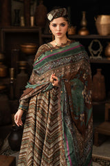 3 Piece Unstitched Embroidered Cambric Suit By MARIA B