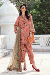 3 Piece Unstitched Embroidered Linen Suit By Maria B | MPT-2707-A
